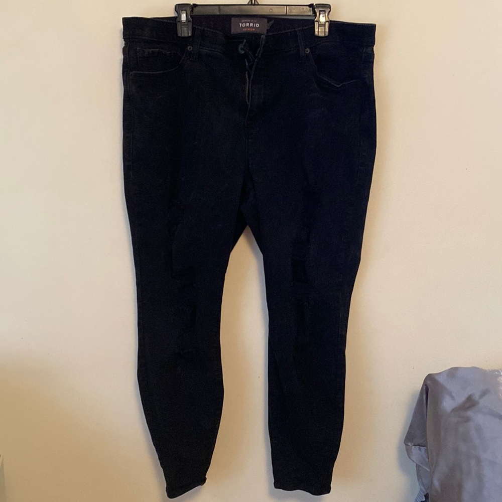 Torrid sky high skinny jeans